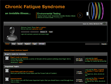 Tablet Screenshot of forum.chronicfatiguesyndrome.me.uk